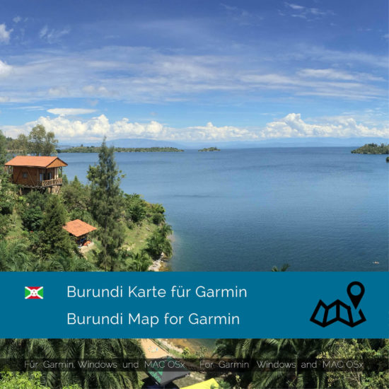 Burundi Karte für Garmin jetzt online im Shop als Download kaufen!