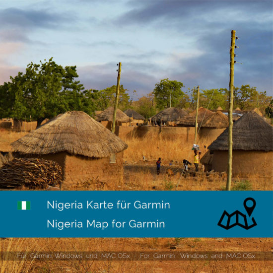 Nigeria Karte für Garmin