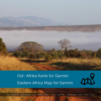 Ost-Afrika Karte für Garmin